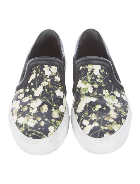 givenchy floral-print slip-on sneaker|Givenchy purple sneakers.